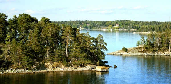 Øyer på Stockholmskjærgården – stockfoto
