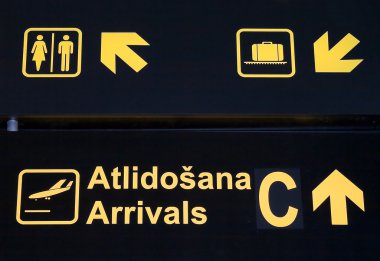 Airport sign clipart