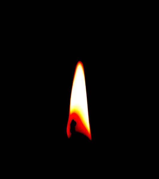 Полум'я свічки — стокове фото