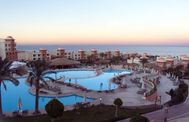 Hotel in Makadi Bay, Egypt clipart