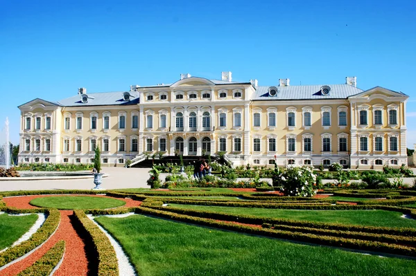 Palazzo Rundale in Lettonia — Foto Stock