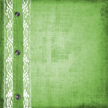 Abstract green jeans background with riv clipart