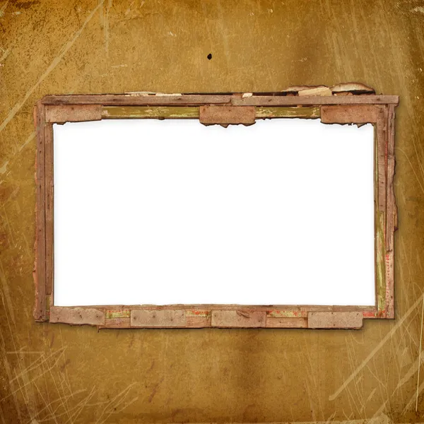 Old frame for photo or invitations attac — Stock Photo, Image