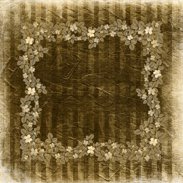 Винтажный фон с цветочным оттенком — стоковое фото