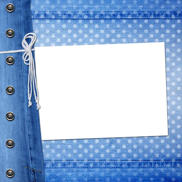 Streszczenie tło niebieskie dżinsy z rive — Zdjęcie stockowe