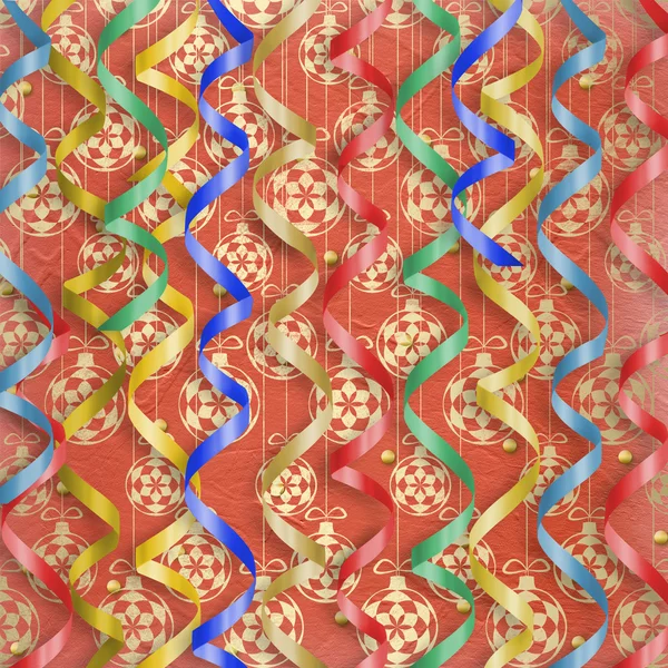 Karta z multicolor serpentyny do Tsilivi — Zdjęcie stockowe
