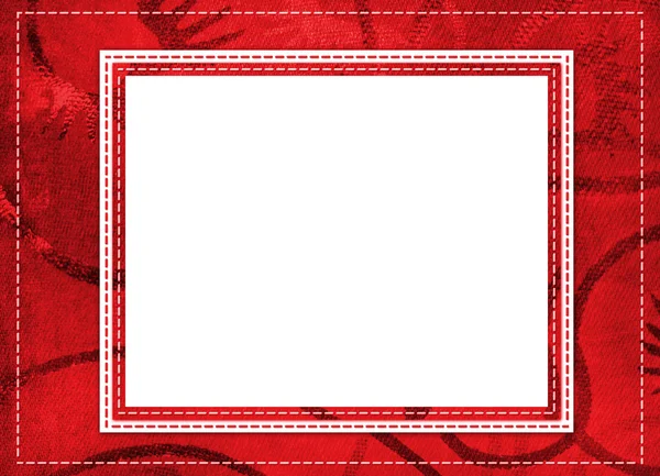 Biglietto rosso per il saluto in stile retrò arguzia — Foto Stock