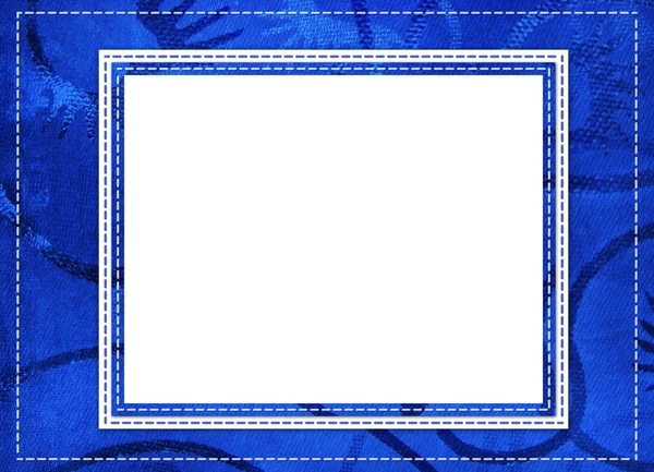 Carte bleue pour saluer dans le style rétro wi — Photo