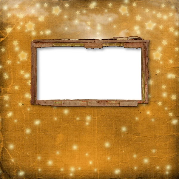 Old frame for photo or invitations att — Stock Photo, Image