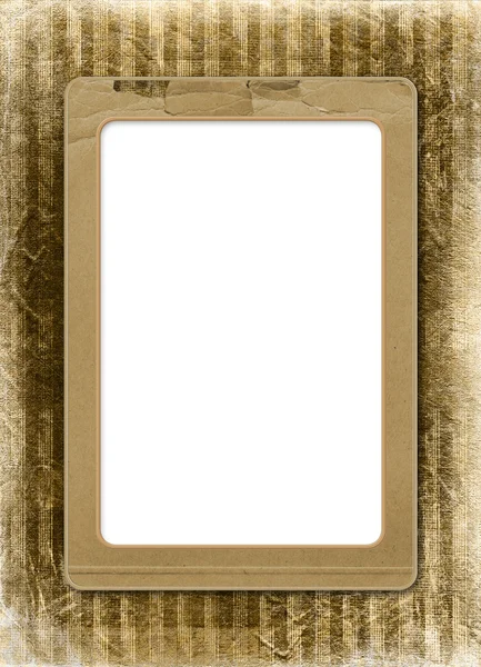 Grunge vervreemd frame van oud papier op — Stockfoto