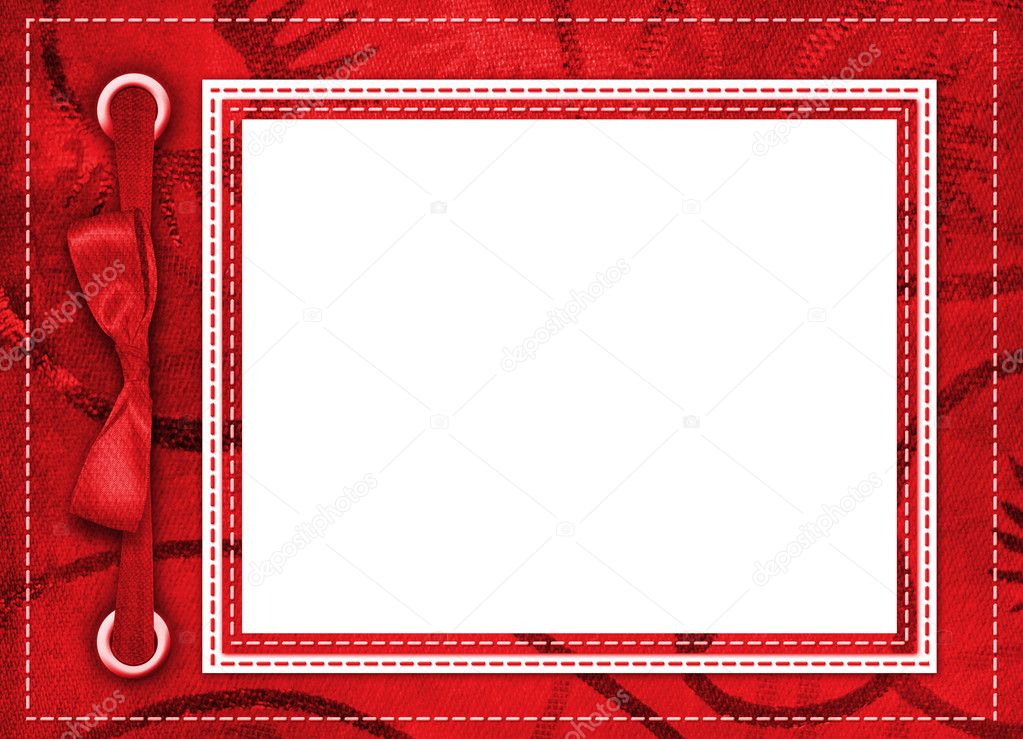 Framework for a photo or invitations. A