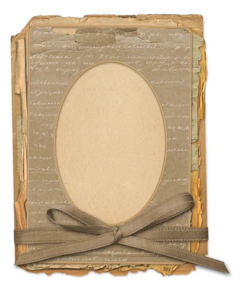 Grunge frame for old portrait or pictur — Stock Photo, Image