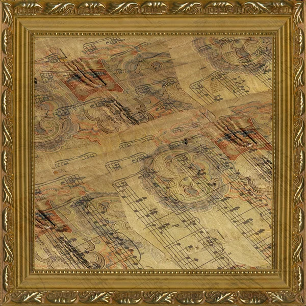 Деревянная рамка в викторианском стиле на — стоковое фото