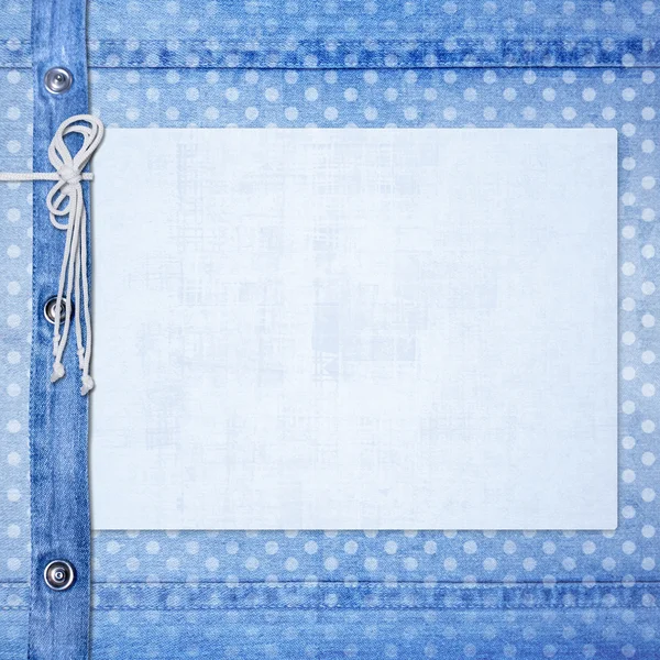 Abstrakte blaue Jeans Hintergrund mit Rive — Stockfoto