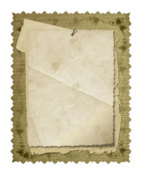 Grunge design de papéis antigos em scrapbooking — Fotografia de Stock