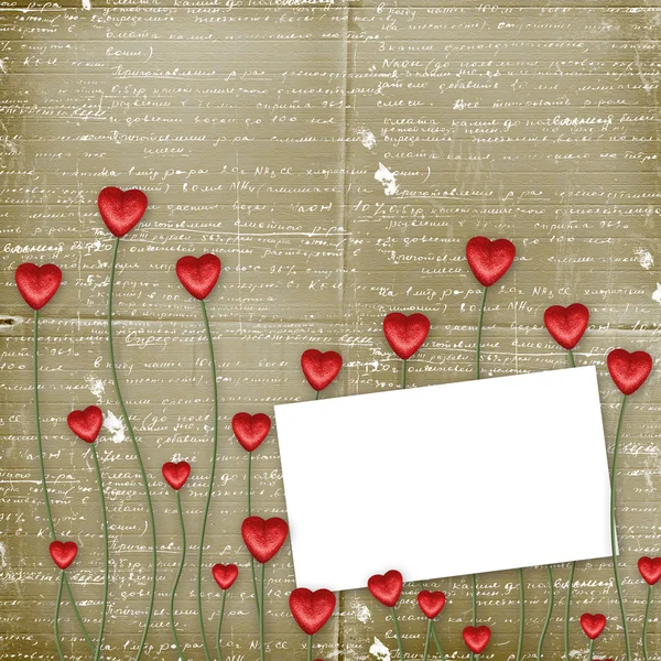 Cartão para o Dia de São Valentim — Fotografia de Stock