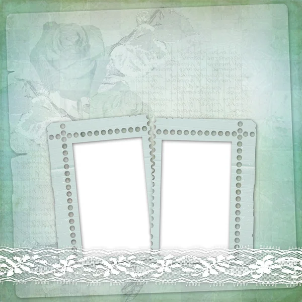 Fundo floral abstrato com cacho — Fotografia de Stock