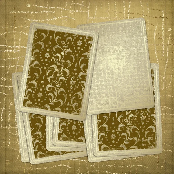 Ročník hrací karty — Stock fotografie