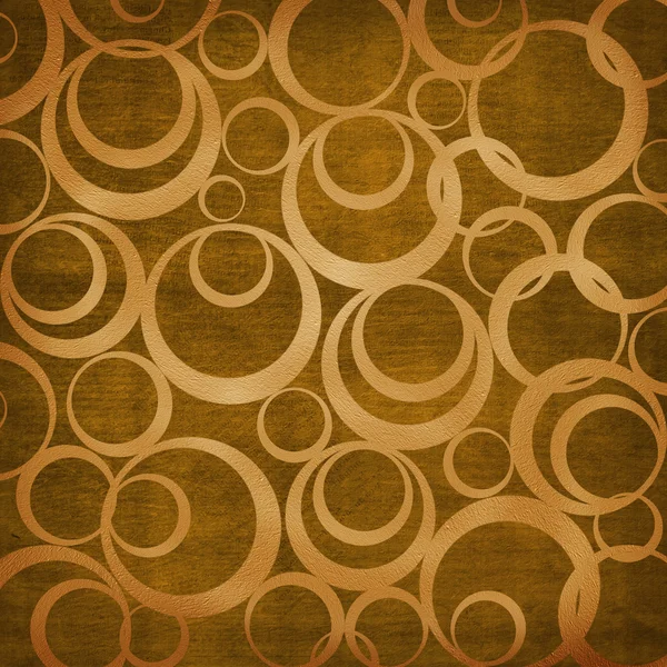 Абстрактний коричневий фон з колами — стокове фото