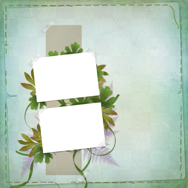 Abstrakter Hintergrund mit Blumenstrauß — Stockfoto