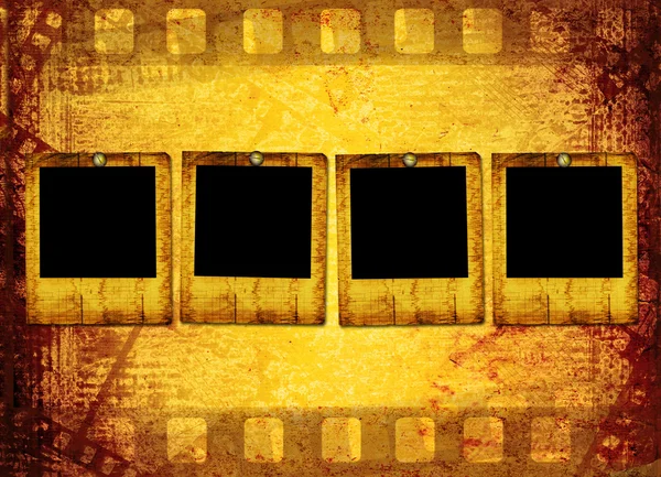 Filme antigo no fundo do papel — Fotografia de Stock