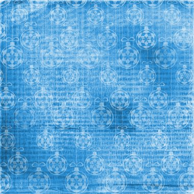 Abstract blue New Year's background clipart