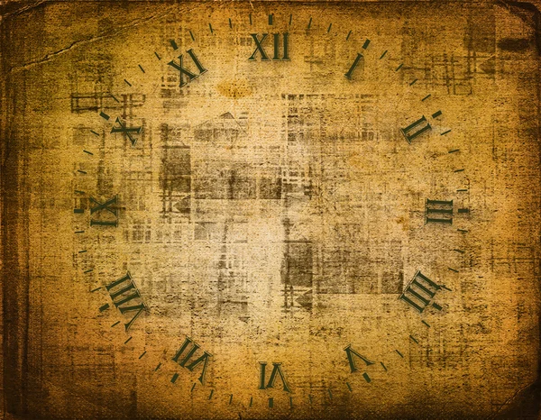Horloge antique visage — Photo