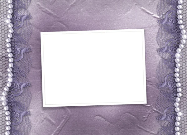 Grunge marco lila para la foto —  Fotos de Stock