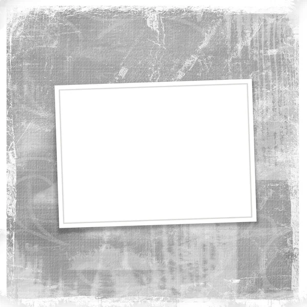 Grey card for greeting — Stock Photo, Image