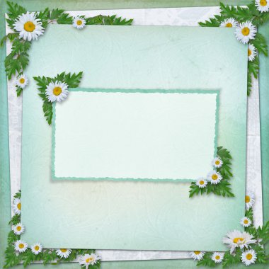 Grunge kağıt scrapbooking tarzı