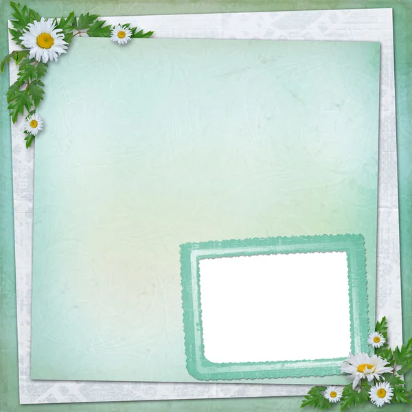 Grunge paper in scrapbooking style — Stock Photo, Image