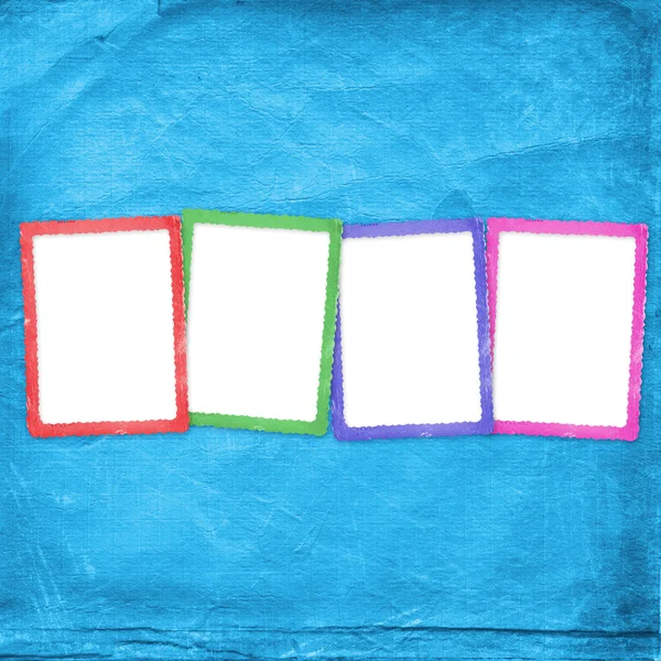 Four multicolored frames — Stock Photo, Image