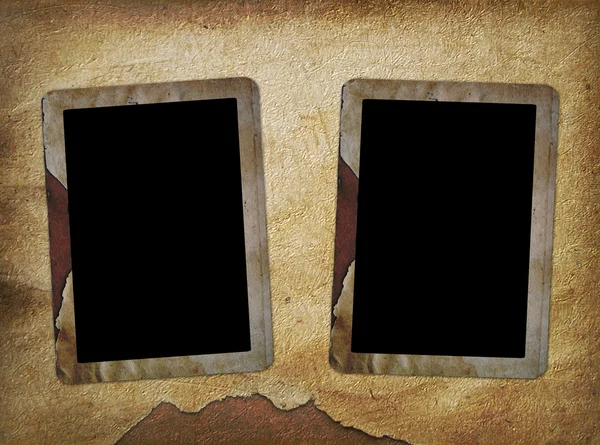 Two frames for old photo — Stock Photo, Image