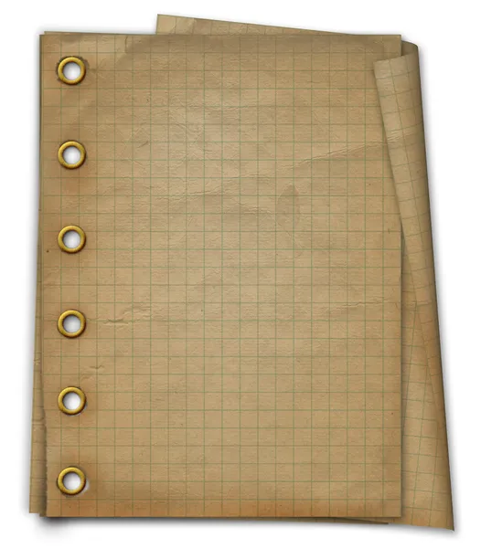 Nieczysty notatnik — Zdjęcie stockowe