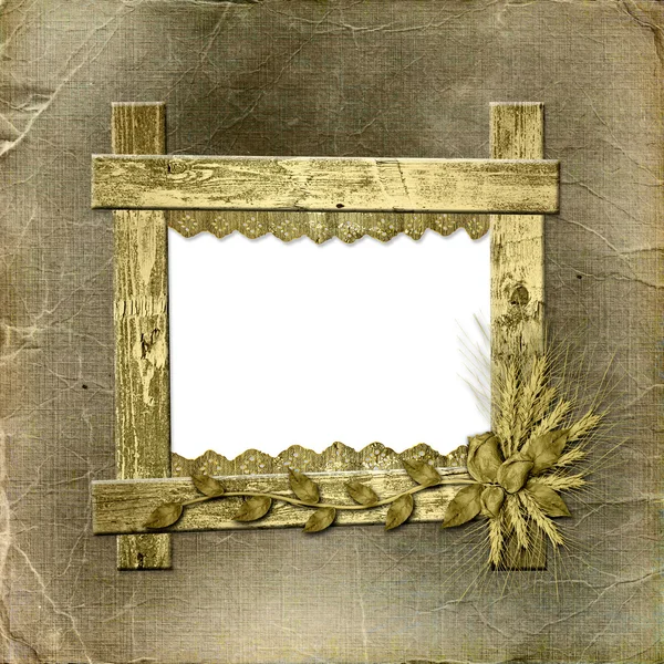 Grunge frame in scrapbooking style — Stock Photo, Image