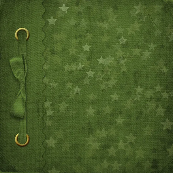绿色封面的专辑 — 图库照片
