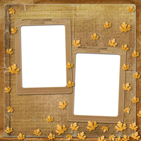 Old frame on the abstract background — Stock Photo, Image
