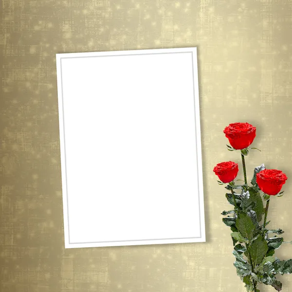 Card for congratulation or invitation — Stock Photo, Image