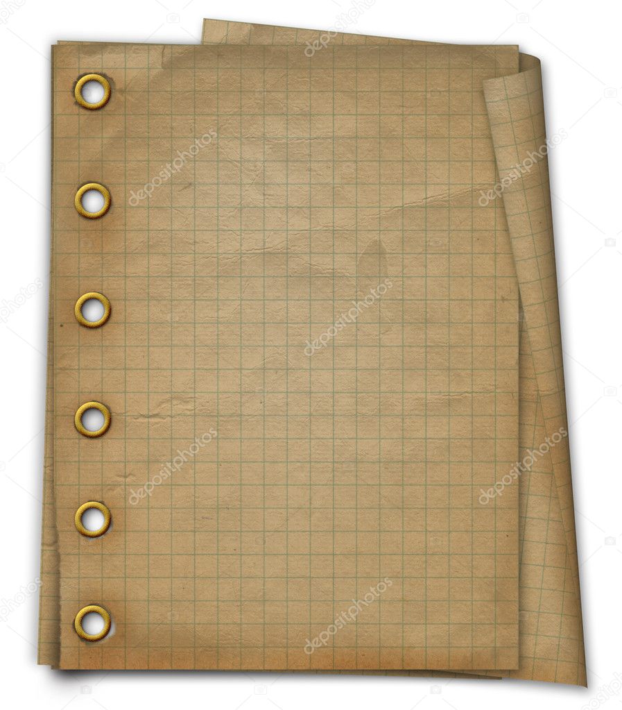 Grunge notebook
