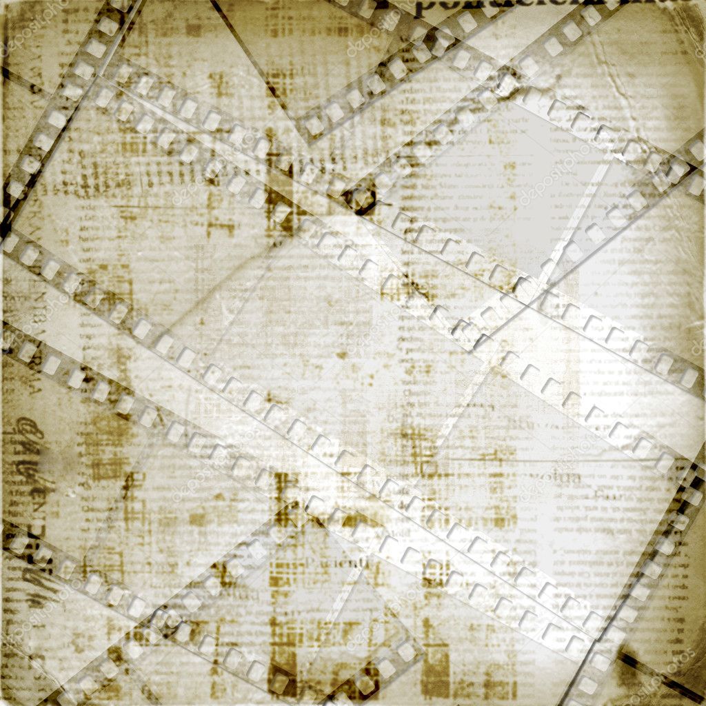 Old papers and grunge filmstrip