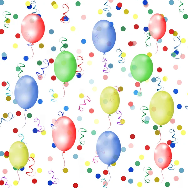 Цветной фон с воздушными шарами — стоковое фото