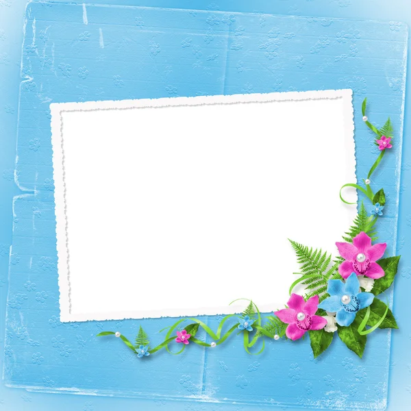 Card for invitation or congratulation — Stock Photo, Image