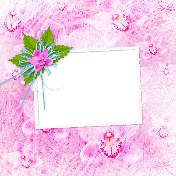 Cartão de convite ou congratulação — Fotografia de Stock
