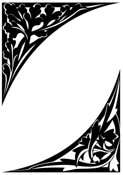 Châssis chêne impérial et gothique — Image vectorielle