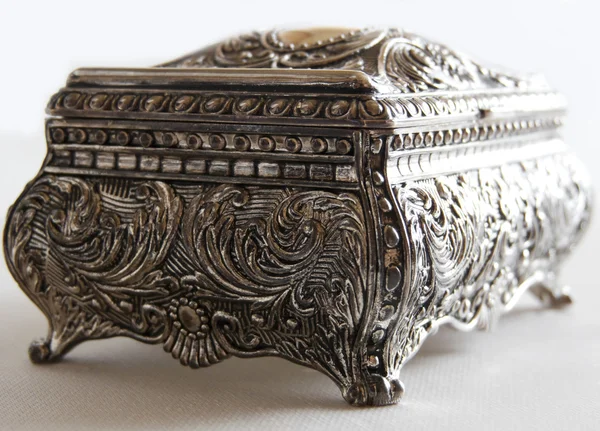 Gümüş antik tabut — Stok fotoğraf