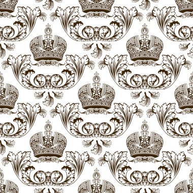 Raster Seamless Wallpaper white clipart