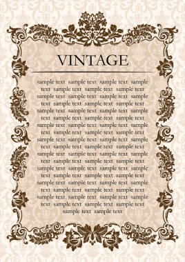 Vintage glamour kare dekor