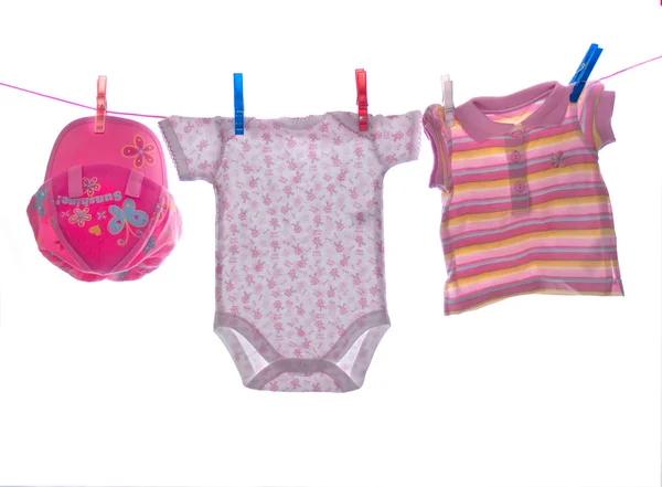 Babykläder Royaltyfria Stockfoton