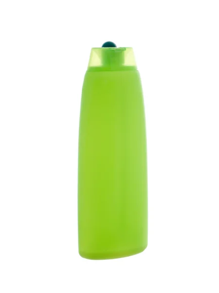 Frasco de plástico verde — Fotografia de Stock