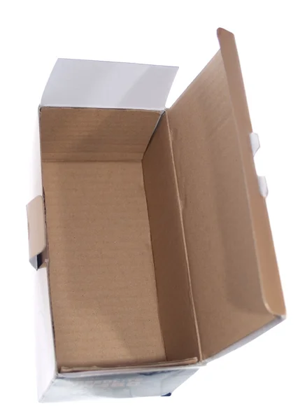 Картонная коробка — стоковое фото